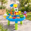 Tavolo da gioco acquatico a tema pirati per bambini con 3 scomparti e set di accessori da 25 pezzi 1