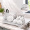 Scolapiatti con beccuccio girevole e portaposate, grigio, larghezza 43 cm 5