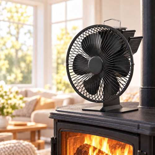 Ventilatore da cucina con protezione di sicurezza e 6 pale