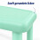 Tavolino per bambini, per interni ed esterni, 62 x 62 cm, verde menta 7