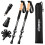 Set di 2 bastoncini da trekking telescopici con accessori e borsa, 100-135 cm 2