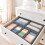 Set di 16 scatole organizer per cassetti in 3 misure, grigio scuro 1
