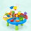 Tavolo da gioco acquatico a tema pirati per bambini con 3 scomparti e set di accessori da 25 pezzi 6