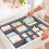 Set di 16 scatole organizer per cassetti in 3 misure, grigio scuro 3
