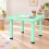 Tavolino per bambini, per interni ed esterni, 62 x 62 cm, verde menta 3