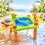 Sand- und Wasserspieltisch für Kinder mit 2 Fächern, Klappdeckel 3