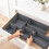 Set di 16 scatole organizer per cassetti in 3 misure, grigio scuro 5
