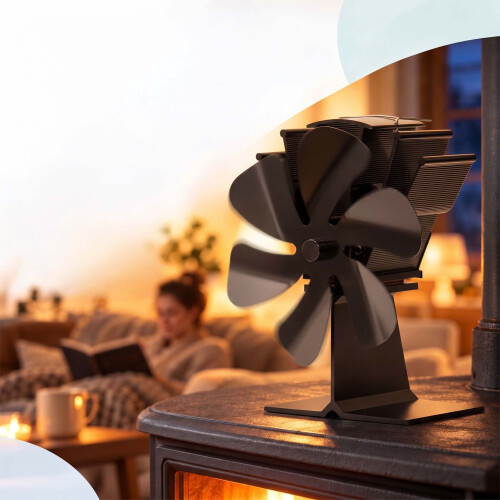 Ventilatore da cucina a libera installazione con 6 pale 2