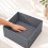 Set di 16 scatole organizer per cassetti in 3 misure, grigio scuro 8
