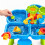 Tavolo da gioco acquatico per bambini con sgabello e 4 scomparti 8