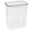 Luftdichte Vorratsdosen, 2er-Set mit Etiketten, transparent 10