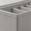 Set di 8 organizer per cassetti con divisori, grigio chiaro 8