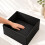 Set di 16 scatole organizer per cassetti in 3 misure, nere 8