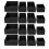 Set di 16 scatole organizer per cassetti in 3 misure, nere 10