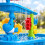 Tavolo da gioco acquatico per bambini con 4 livelli e animali marini 9