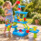 Kinder-Wassertisch-Set mit 5 Ebenen, Wasserfall und Becken, 20-teilig 3