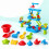 Kinder-Wassertisch-Set mit 5 Ebenen, Wasserfall und Becken, 20-teilig 7