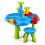 Tavolo da gioco acquatico per bambini con sgabello e 3 scomparti 10