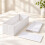 Set di 8 organizer per cassetti con divisori, colore bianco 9
