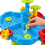 Tavolo da gioco acquatico per bambini con sgabello e 3 scomparti 9