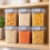 Luftdichtes Vorratsdosen-Set mit Klickverschlussdeckeln, 10-teilig, mittelhoch 5