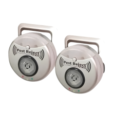 Pest Reject Pro Pack van 2 - Knaagdier- en insectenwerend middel - Elektromagnetische technologie en ultrageluid voor een optimaal resu