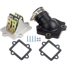 Intake Manifold Connector for Impuls Rxl Axl 50 Alpha Sport JOG50 Carburetor Intake Manifold Reed Valve Gasket