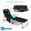 Costway Portable Sunbathing Chair with 4 Level Backrest 3