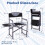 Costway Folding Camping Chair Padded with Side Table for Picnic 3