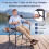 Costway Folding Camping Chair Padded with Side Table for Picnic 8