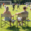 Costway Folding Camping Chair with Side Table and Cup Holder 11