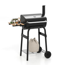 Barrel Charcoal Grill Outdoor Portable BBQ Barbecue Grill
