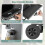 Costway Camping Charcoal Grill BBQ Smoker Combo with 2 Wheels 2 Side Tables 7