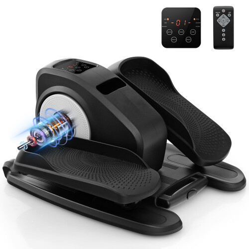 Costway Under Desk Elliptical Machine Electric Ellipse Leg Exerciser 1