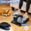 Costway Under Desk Elliptical Machine Electric Ellipse Leg Exerciser 7
