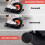 Costway Under Desk Elliptical Machine Electric Ellipse Leg Exerciser 8