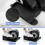 Costway Under Desk Elliptical Machine Electric Ellipse Leg Exerciser 8