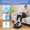 Costway Under Desk Elliptical Machine Electric Ellipse Leg Exerciser 9