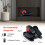 Costway Under Desk Elliptical Machine Electric Ellipse Leg Exerciser 10