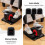 Costway Under Desk Elliptical Machine Electric Ellipse Leg Exerciser 11