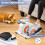 Costway Under Desk Elliptical Machine Electric Ellipse Leg Exerciser 7
