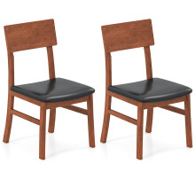Modern Dining Chair Set of 2 Wooden Kitchen Chair