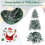 Albero di Natale artificiale da 210 cm, preilluminato con 300 LED a luce calda. 6
