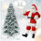 Albero di Natale artificiale da 210 cm, preilluminato con 300 LED a luce calda. 7