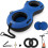 Ciambella da neve gonfiabile per 2 persone, 200 cm, resistente, blu 2