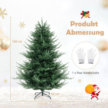 1,80 m hoher künstlicher Weihnachtsbaum mit 240 LED-Lichtern