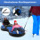 Ciambella da neve gonfiabile per 2 persone, 200 cm, resistente, blu 4