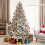 Albero di Natale artificiale da 210 cm, preilluminato con 300 LED a luce calda. 3