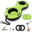 Ciambella da neve gonfiabile per 2 persone, verde, include pompa e maniglie 2