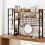 Costway Desk Shelf 4 Tier Desktop Display Rack with Metal Grid Panel 6
